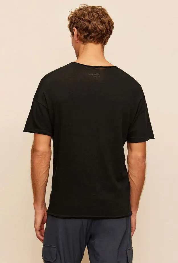 The Stay Line Lonzo Erkek Siyah T-Shirt