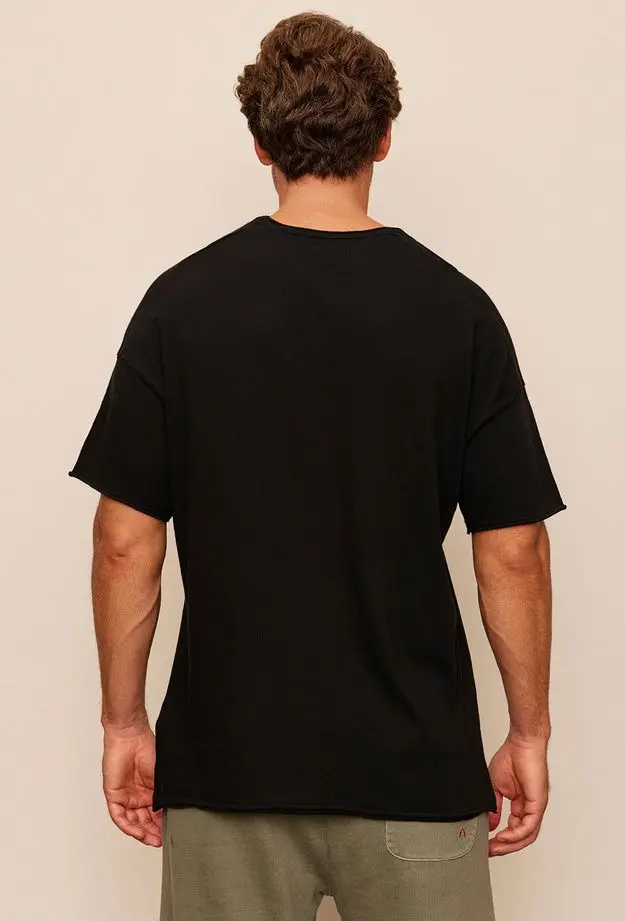 The Stay Line Lonzo Erkek Siyah T-Shirt
