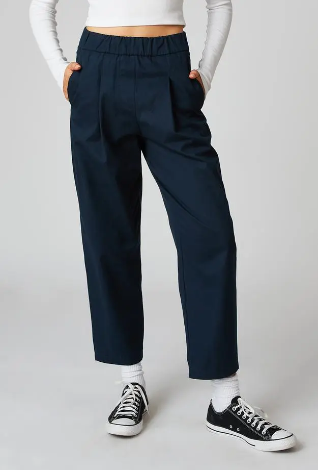 Lastikli Gabardin Pantolon
