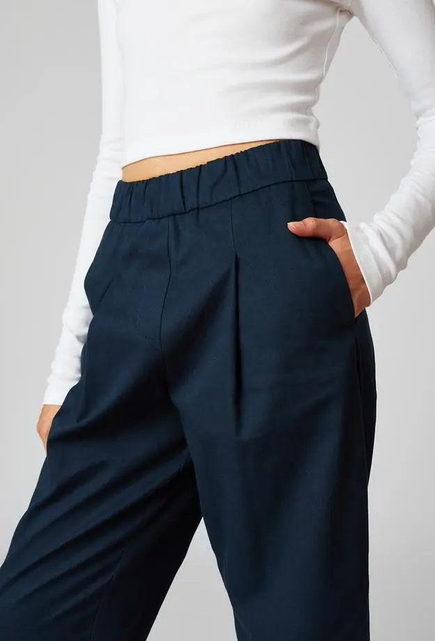 Lastikli Gabardin Pantolon
