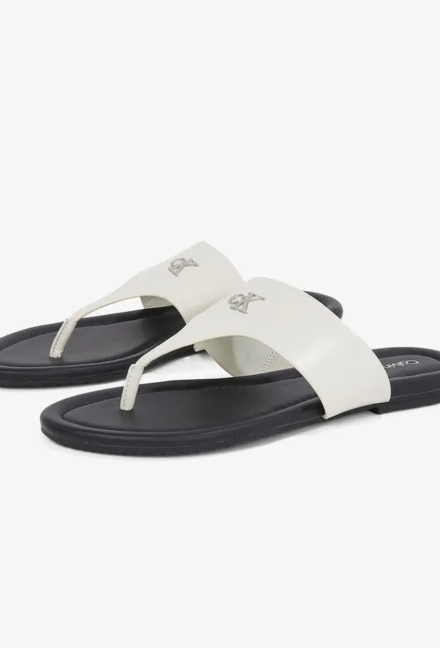 Calvin Klein Kadın Beyaz Terlik