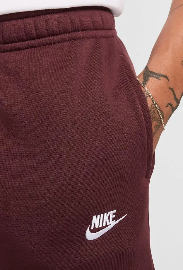 Nike Sportswear Club Fleece Erkek Bordo Eşofman Altı