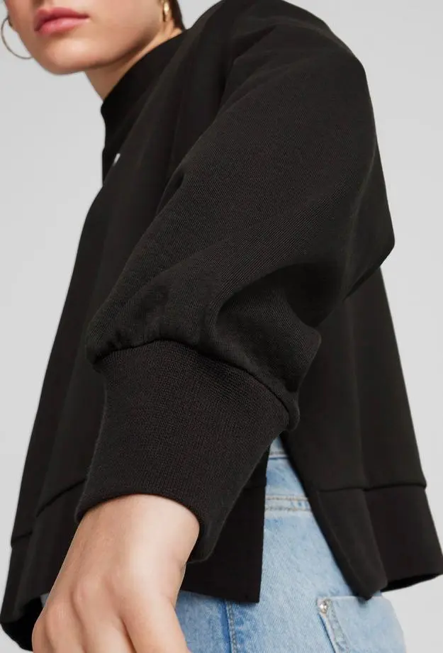 Puma Classics Oversized Crew Kadın Siyah Sweatshirt