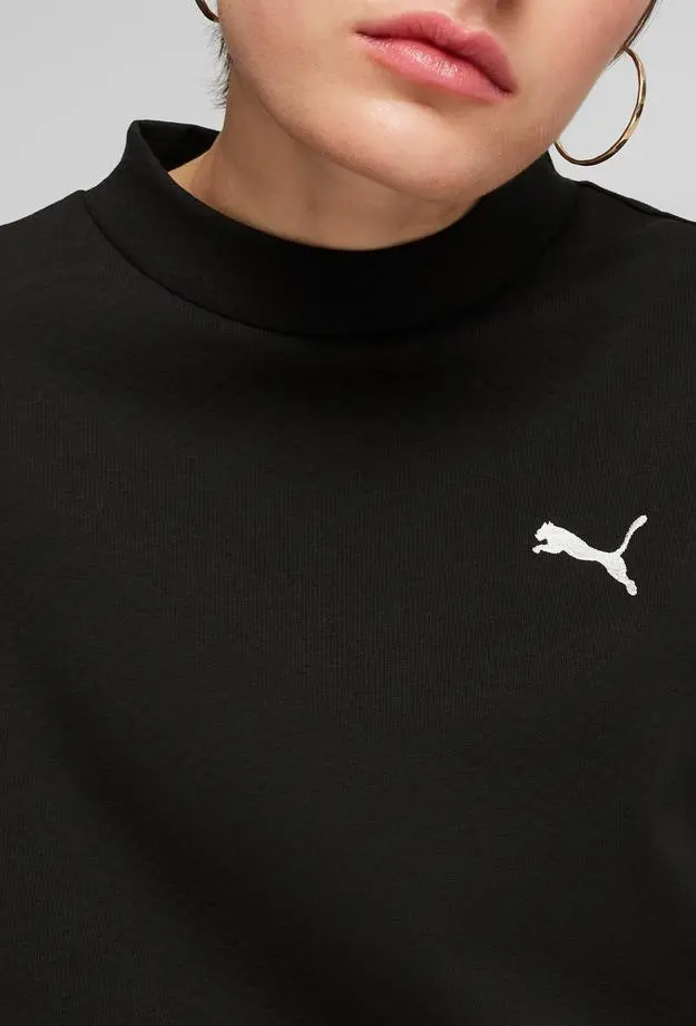 Puma Classics Oversized Crew Kadın Siyah Sweatshirt