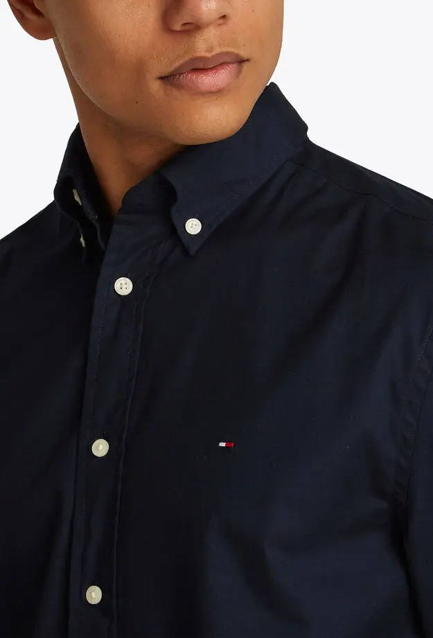 Tommy Hilfiger Erkek Mavi Gömlek