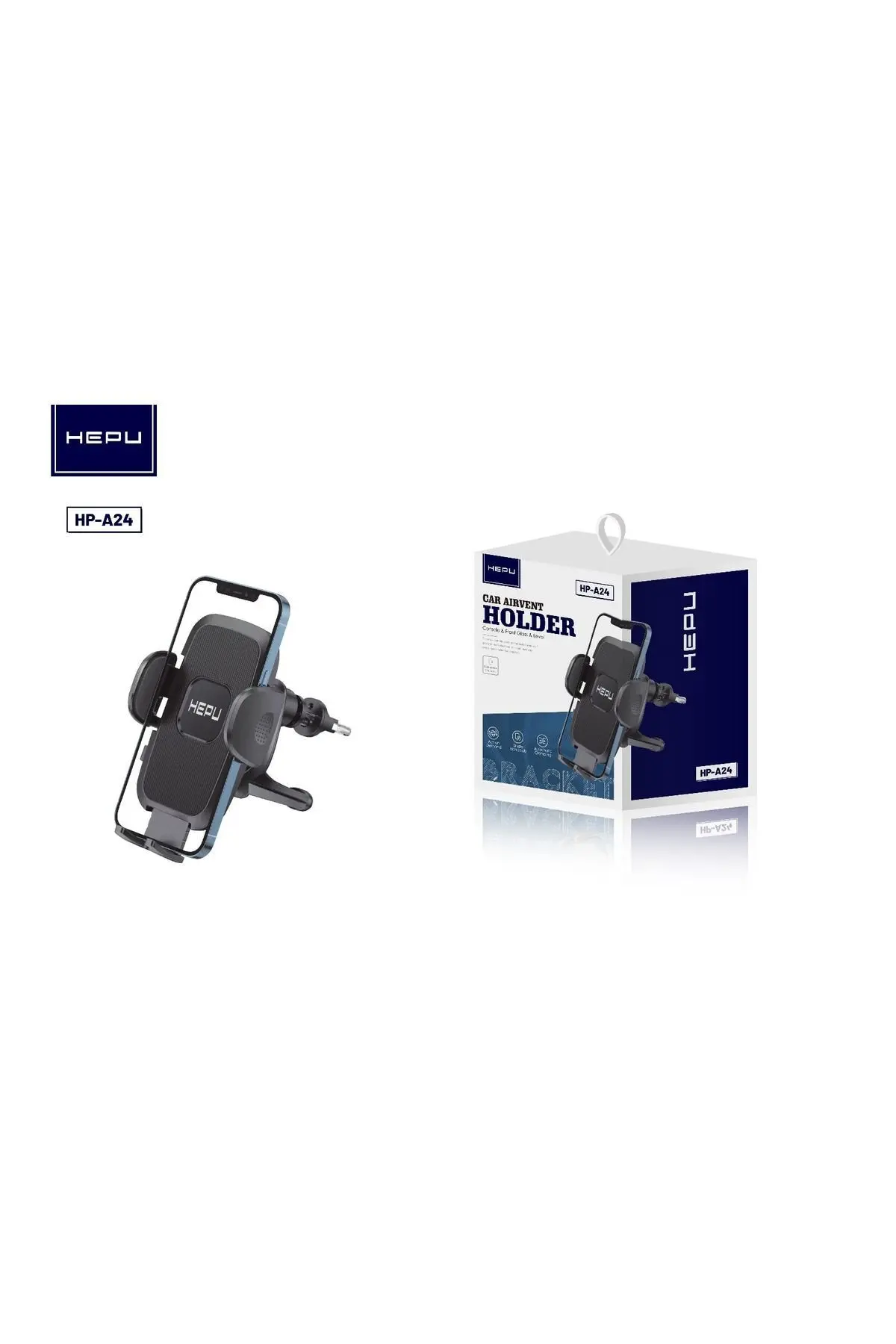 Klipsli Araç Telefon Tutacağı Klima Peteği Araba Telefon Tutacağı Metal Klipsli Düşmeme Garantili