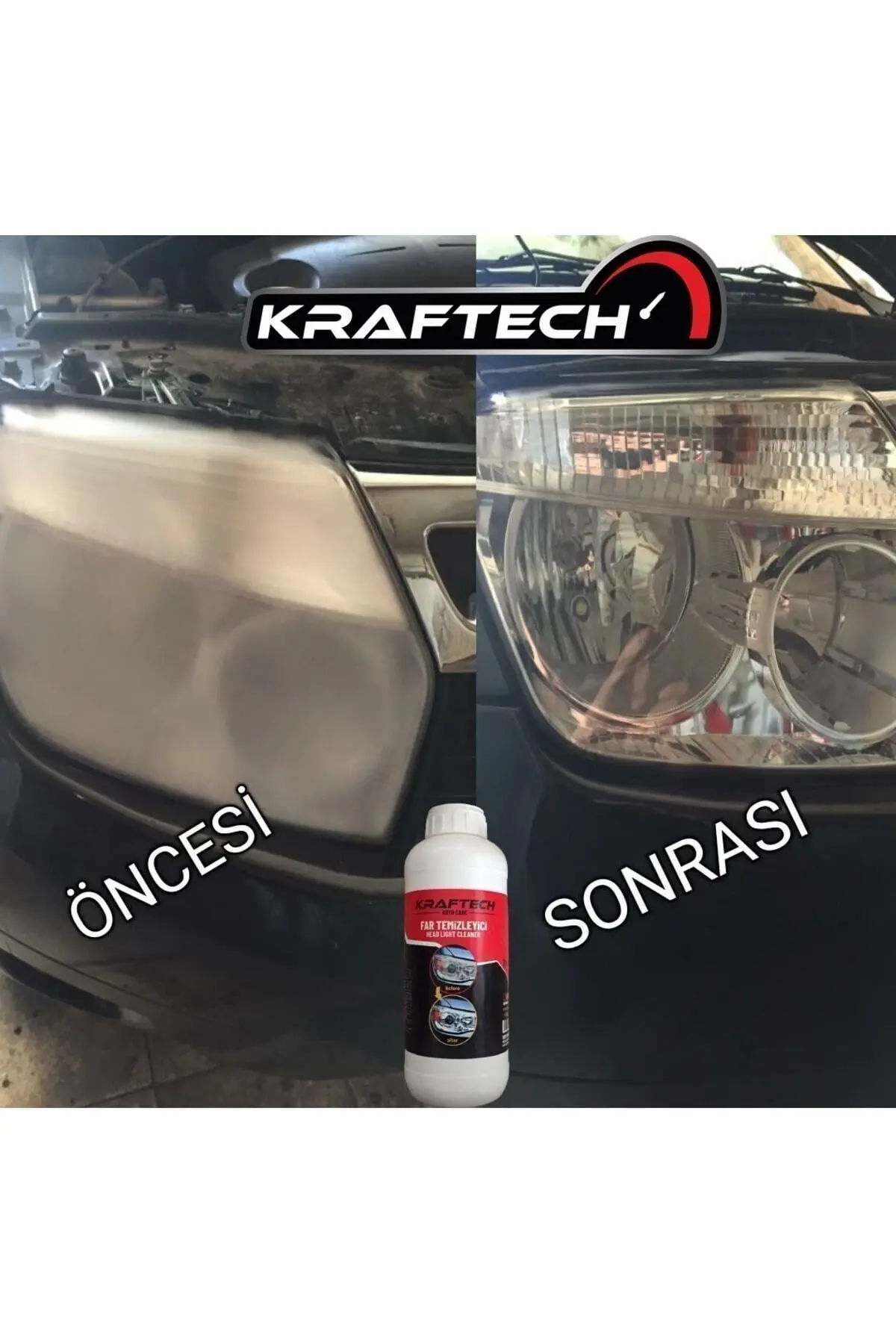 Buharlı Far Temizleme Far Parlatma Seti (9 Parça Ürün)