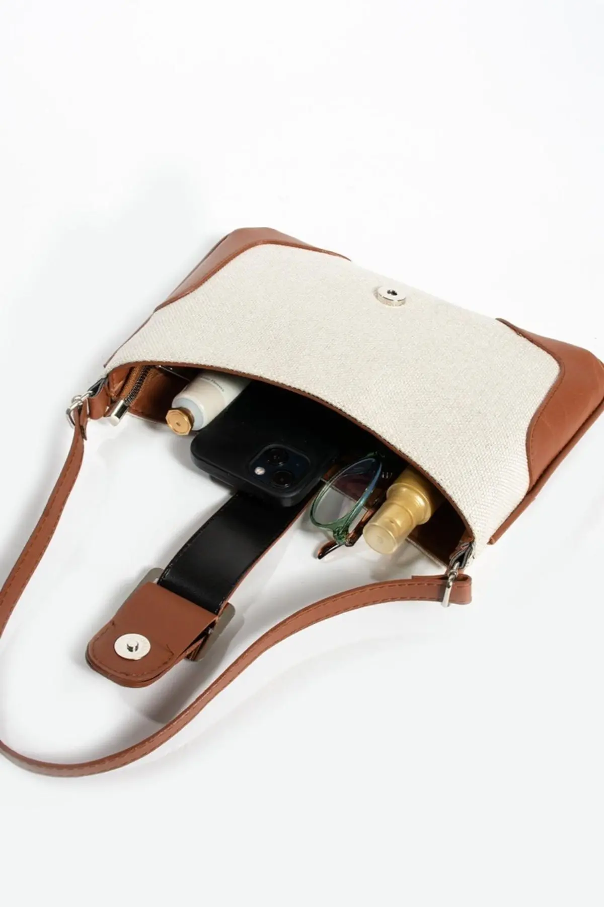 retro tasarım el ve omuz çantası