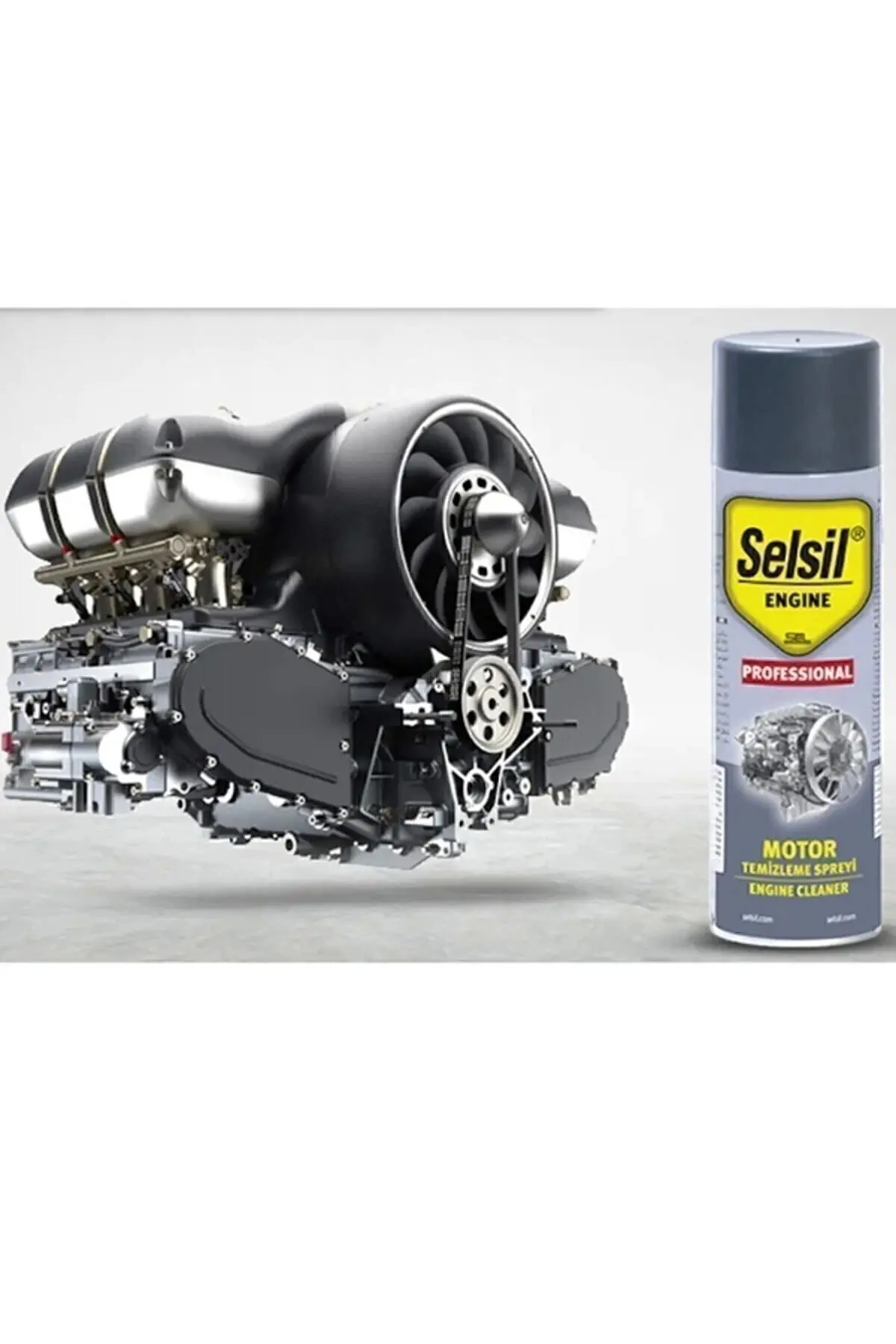 Susuz Motor Temizleme Spreyi Motor Parlatıcı Sprey 500 Ml