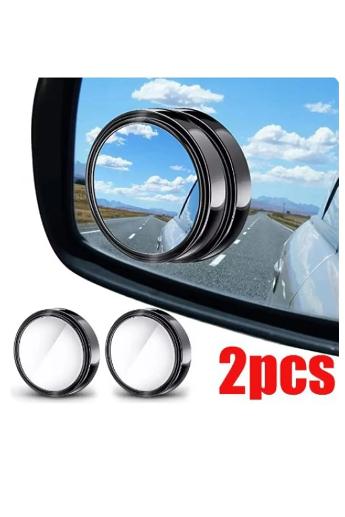 Kör Nokta Ayna Seti 2'li Araç 360° Oynar Oto Kör Nokta Aynası Dikiz Arka Yan Görüş Güvenlik Aynası
