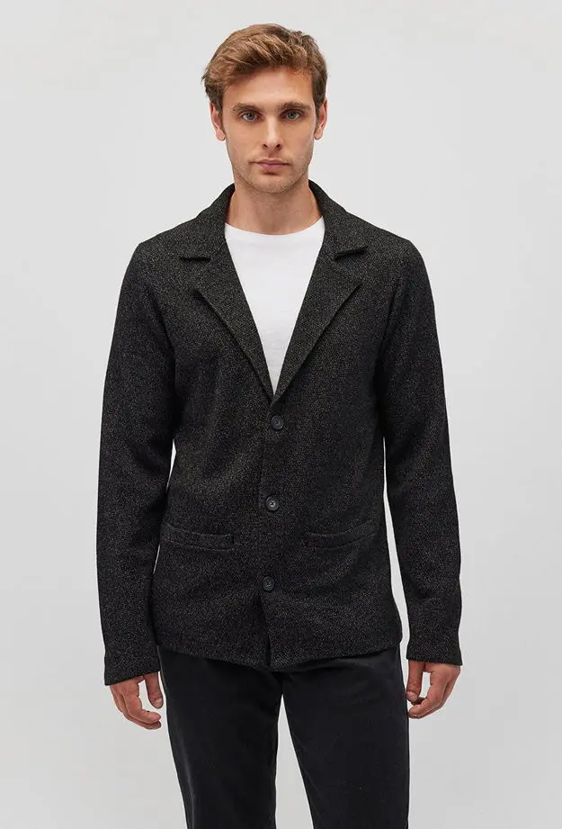 Mavi Siyah Triko Blazer Ceket 070699-900