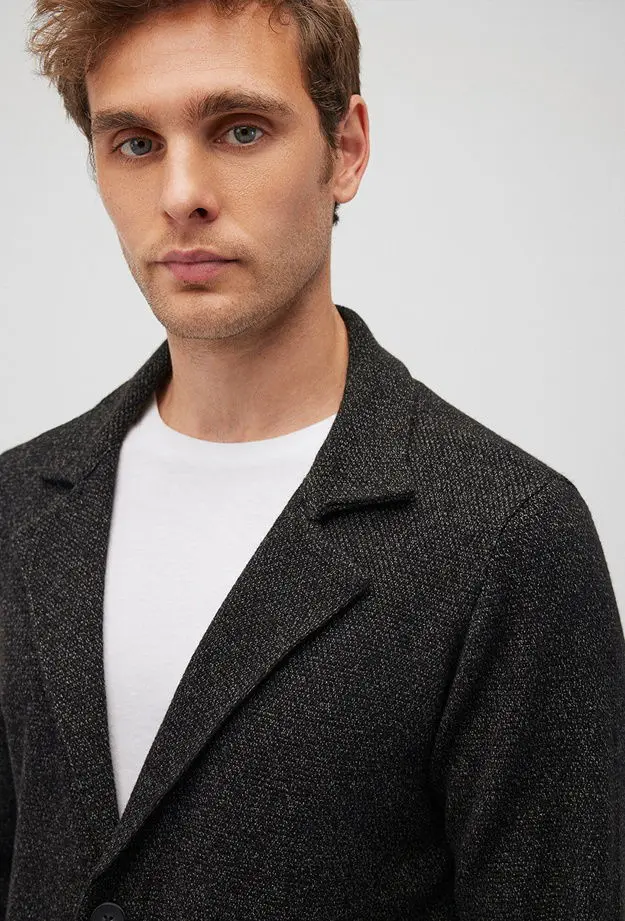 Mavi Siyah Triko Blazer Ceket 070699-900