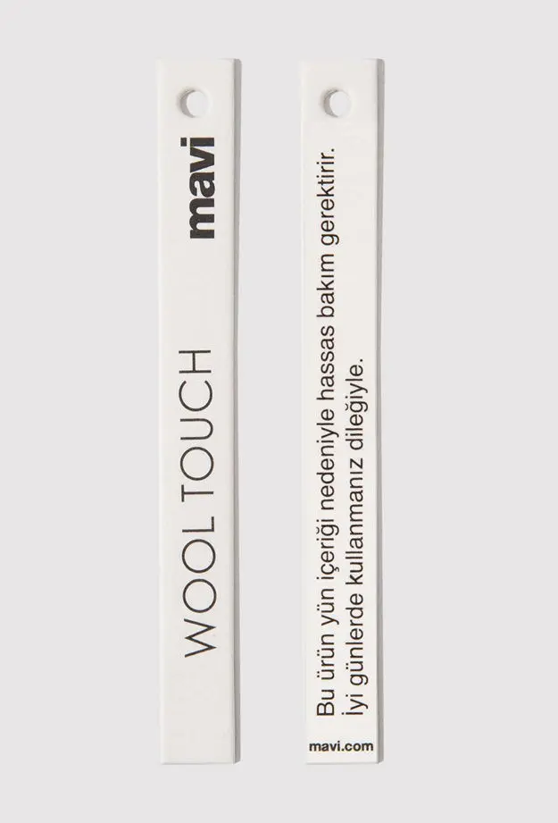 Mavi Bej Kaşe Kaban Oversize / Geniş Kesim 0110241-70134