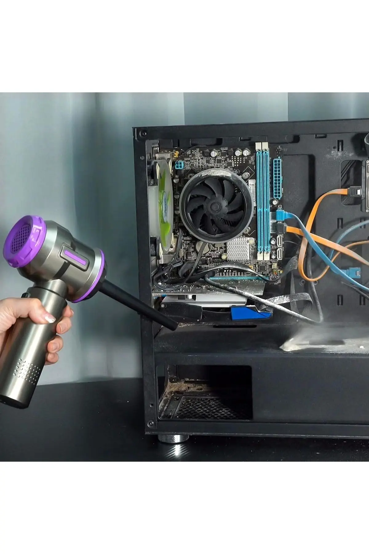 Auhma 2 İn 1 15000PA 3 Kademeli Vakumlu Üflemeli Araç Süpergesi Hl-117