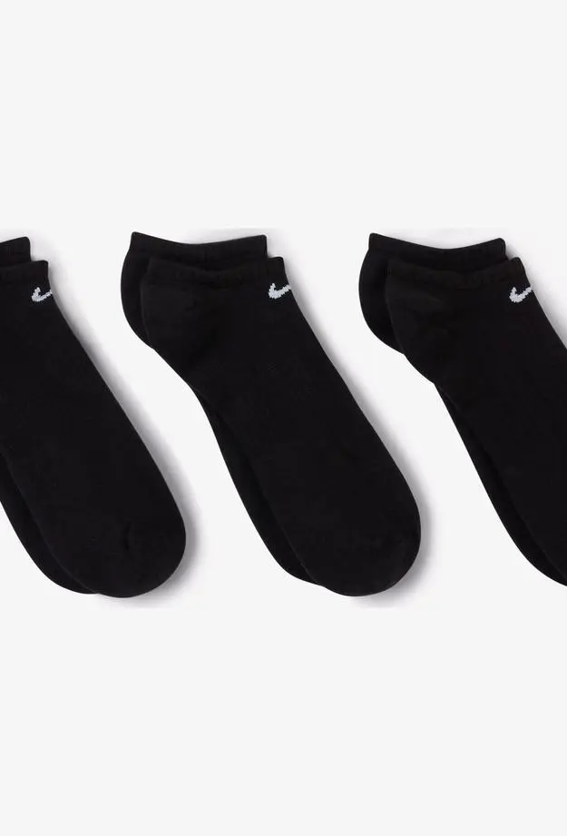 Nike U Everyday Cush Ns 3'lü Unisex Siyah Çorap