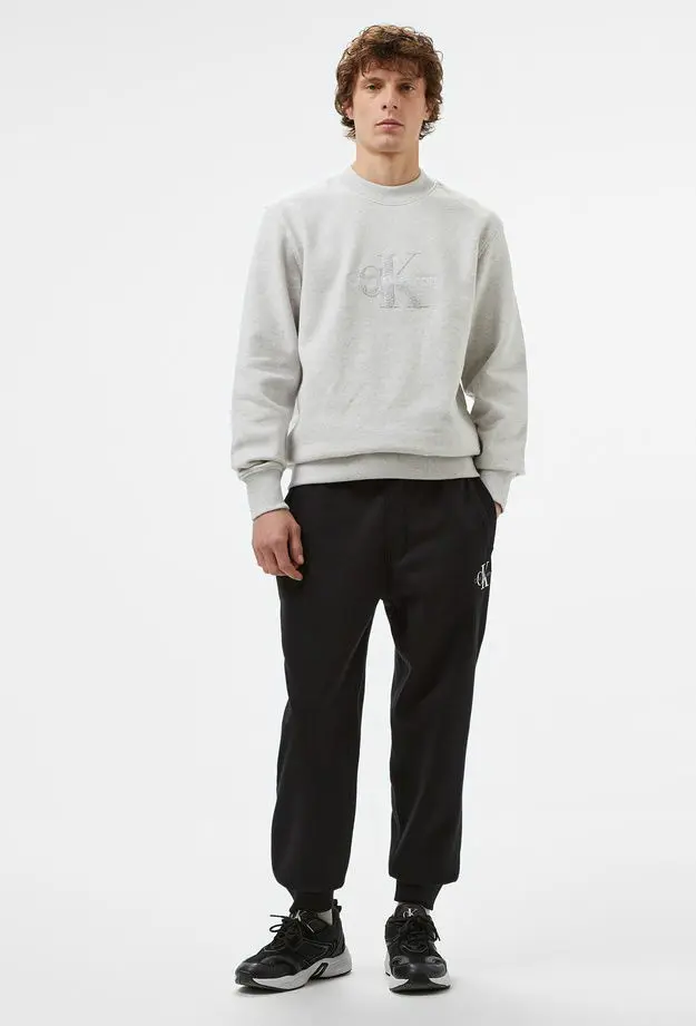 Calvin Klein Jeans Calvin Klein Jeans Monologo Erkek Siyah Eşofman Altı