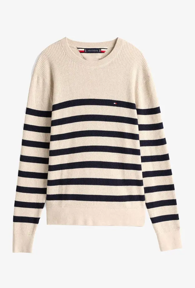 Tommy Hilfiger Erkek Mavi Triko