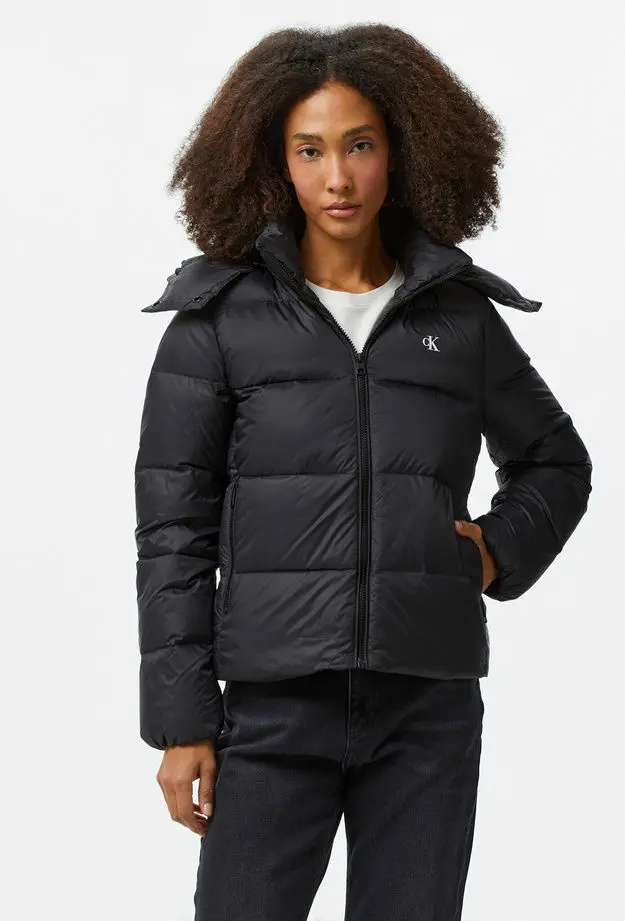 Calvin Klein Jeans Calvin Klein Jeans Down Short Puffer Kadın Siyah Mont