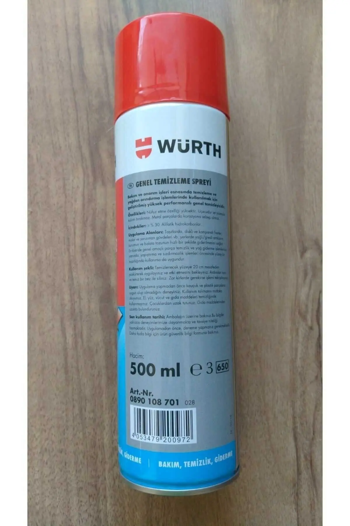 Fren Balata Ve Genel Temizleme Spreyi Basic 500 ml