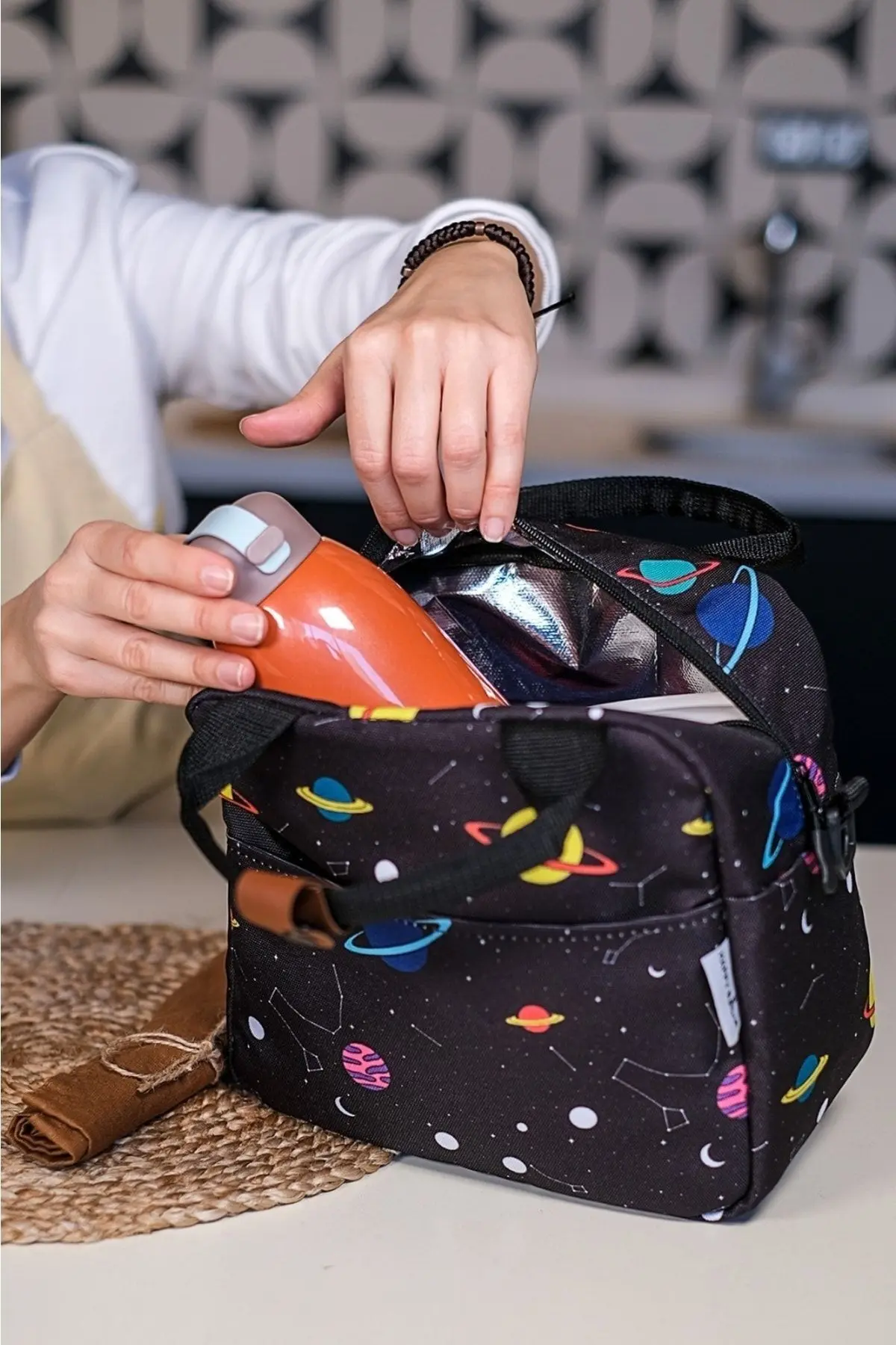 Termal Yemek Taşıma Çantası Mama Taşıma Çantası