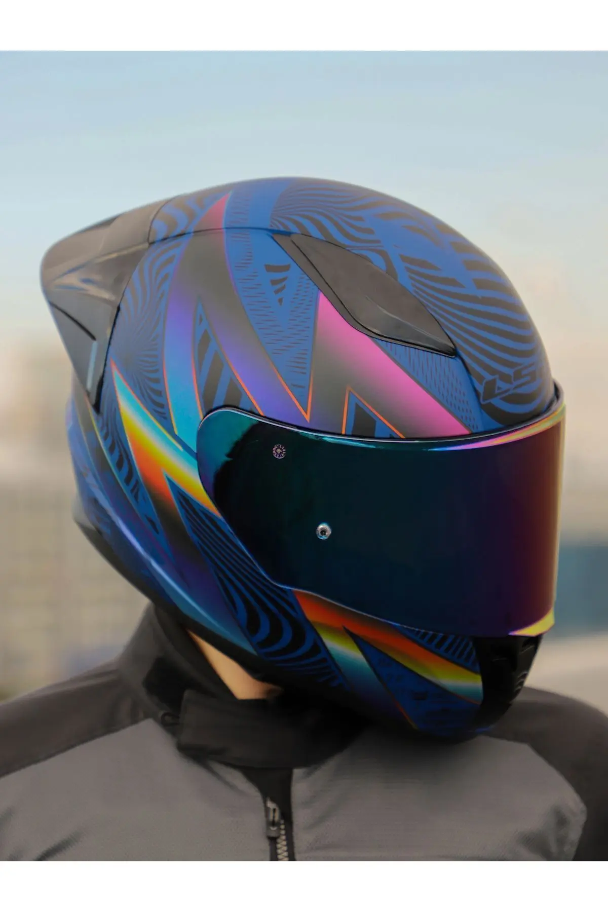 RAPID 2 RACE OPTIK MAT MAVİ-MOR KASK