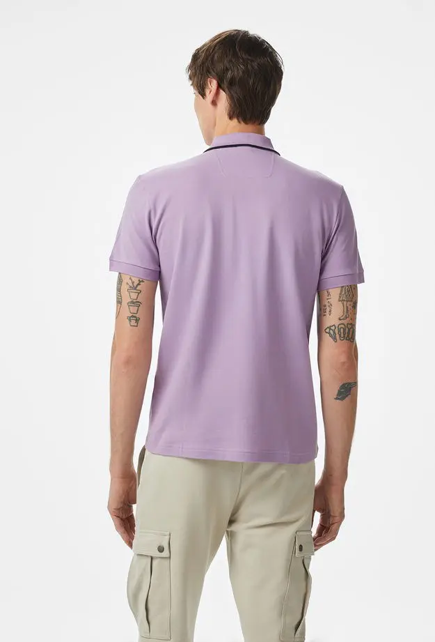 Boss Philix Tape Erkek Mor Polo
