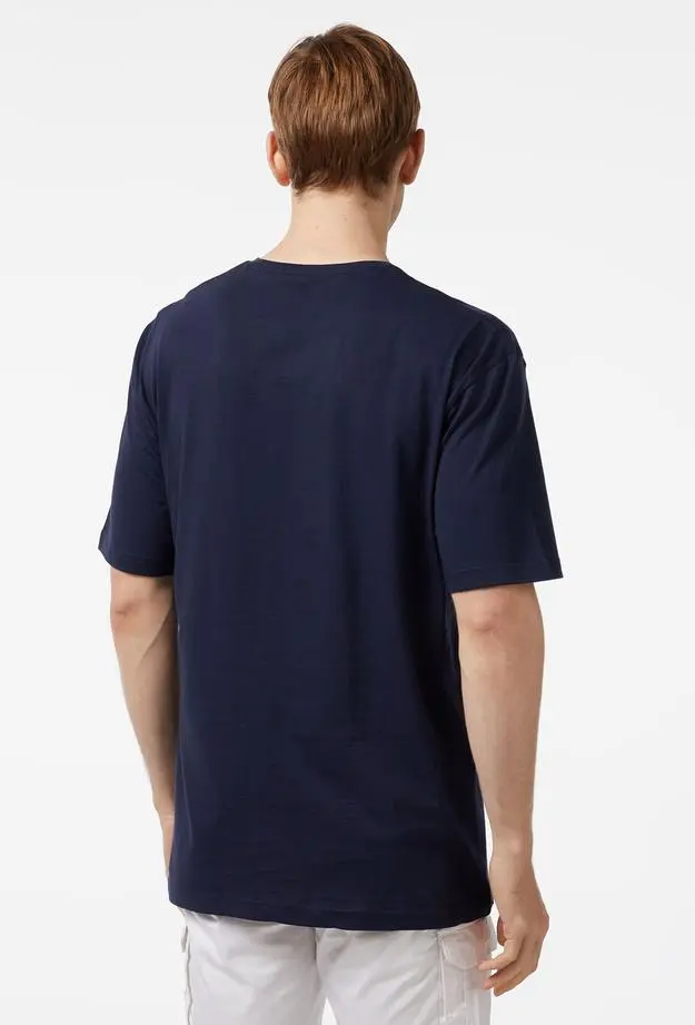 Nautica Erkek Lacivert Oversize T-Shirt