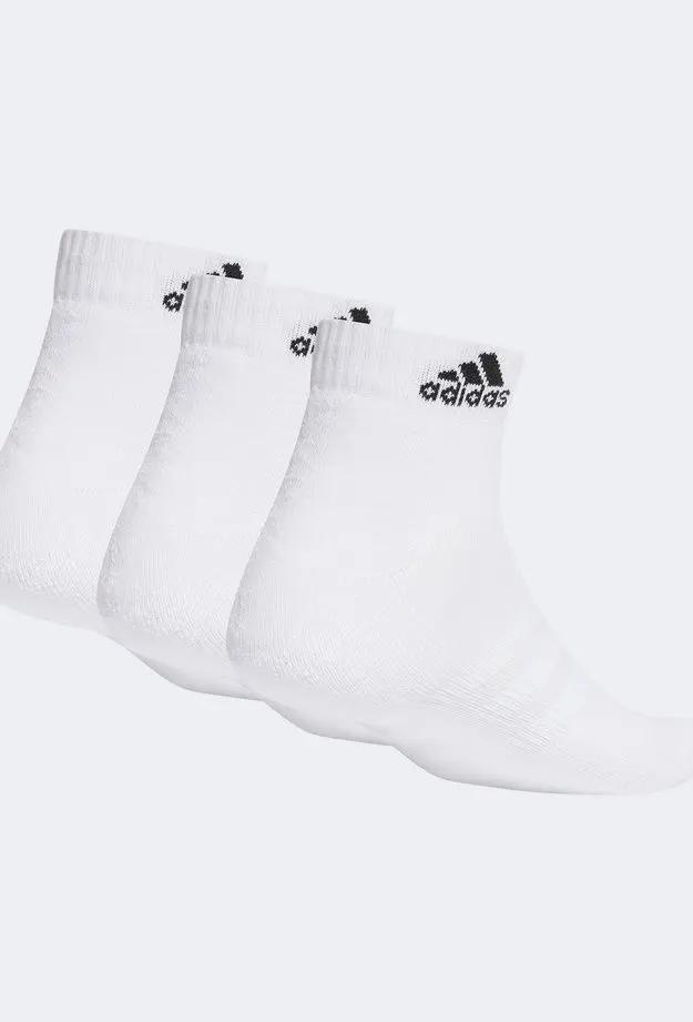 adidas Bilek Boy 3'lü Unisex Beyaz Çorap