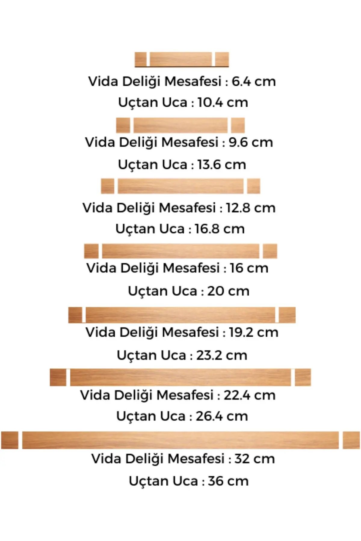 Dolap Kulpu, 320 Mm(32 CM), Mutfak Dolap Kulplari, Ahşap Kulp, Cekmece Kulpu, Kulp,