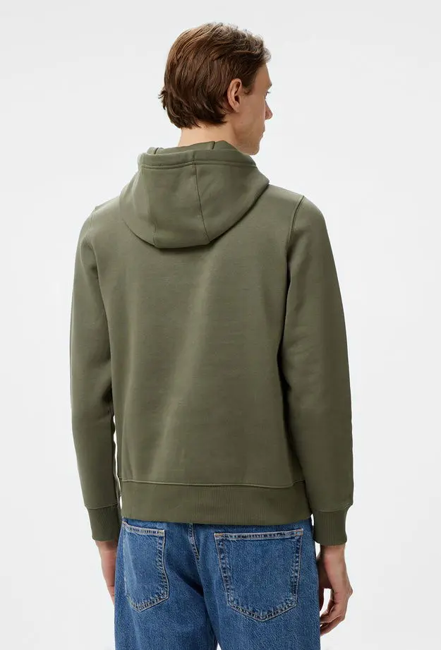 Tommy Hilfiger Hilfiger Chest insert Erkek Yeşil Hoodie