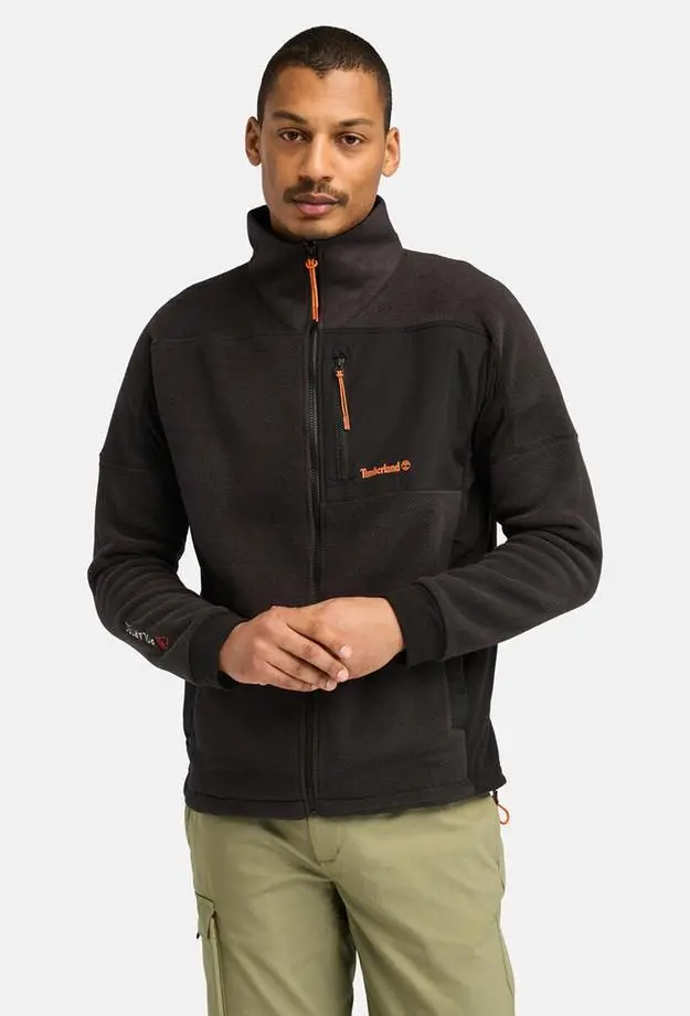 Timberland Timberland Polartec Mix Medıa Full Zıp Erkek Siyah Ceket