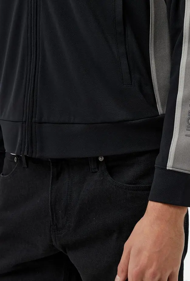 Calvin Klein Full Zip Erkek Siyah Sweatshirt