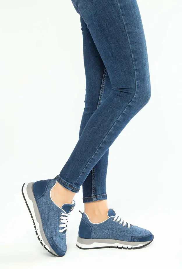 Tamer Tanca Tamer Tanca Kadın Tekstil Jean Sneakers & Spor Ayakkabı