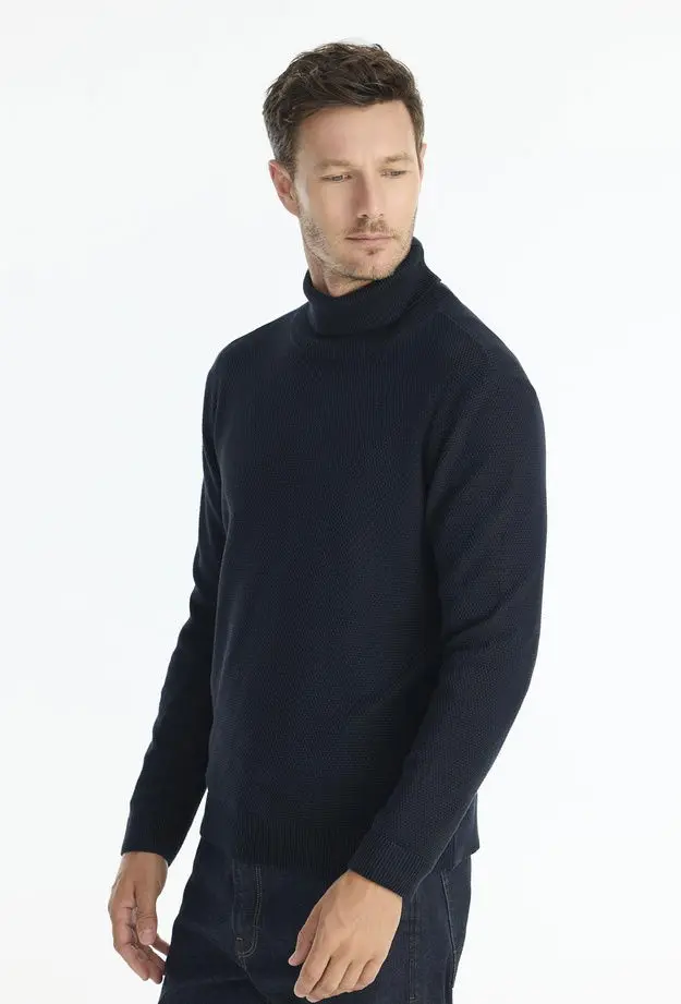 YARGICI Regular Balıkçı Yaka Uzun Kol Kazak