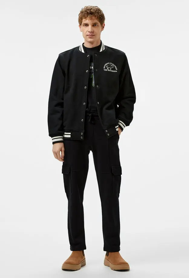 The Hundreds Team Fleece Erkek Siyah Ceket