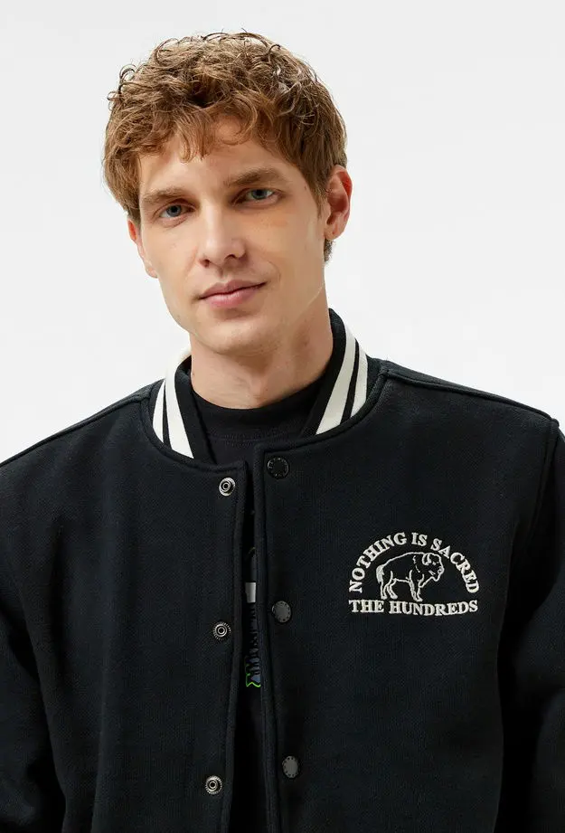 The Hundreds Team Fleece Erkek Siyah Ceket