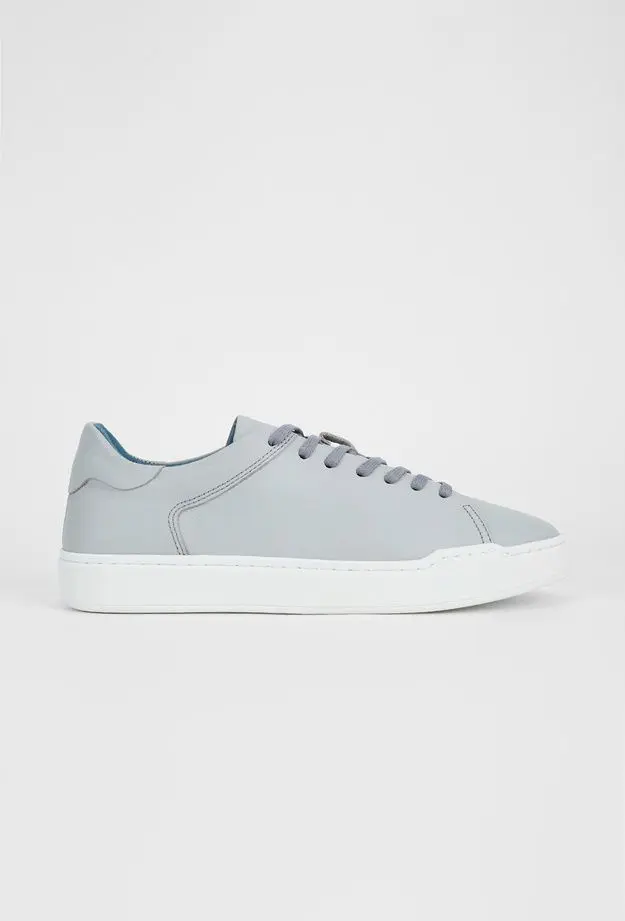 Valmenti Valmenti Erkek Gri Hakiki Deri Sneakers & Spor Ayakkabı