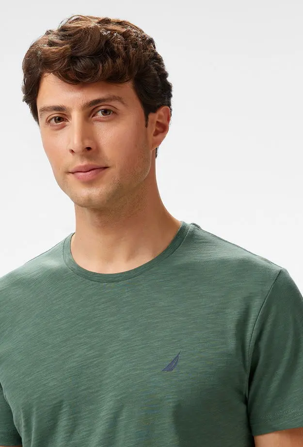 Nautica Erkek Yeşil Regular Fit T-Shirt
