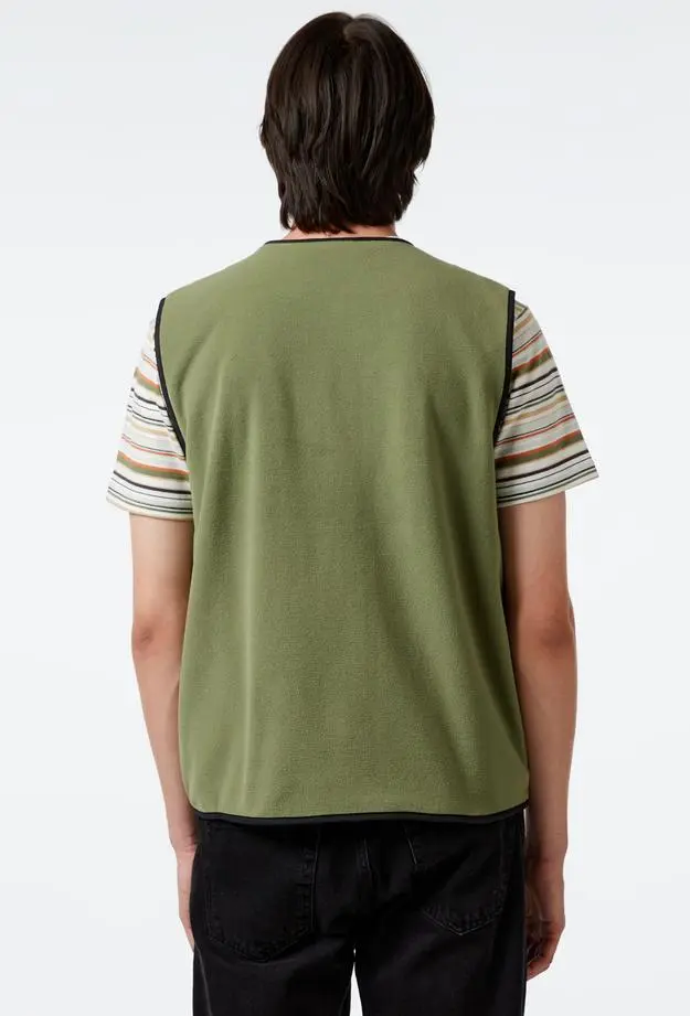 Vans Rosewood Reversible Vest Erkek Yeşil Ceket