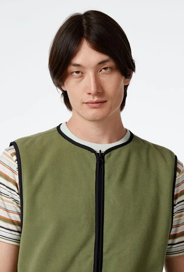 Vans Rosewood Reversible Vest Erkek Yeşil Ceket