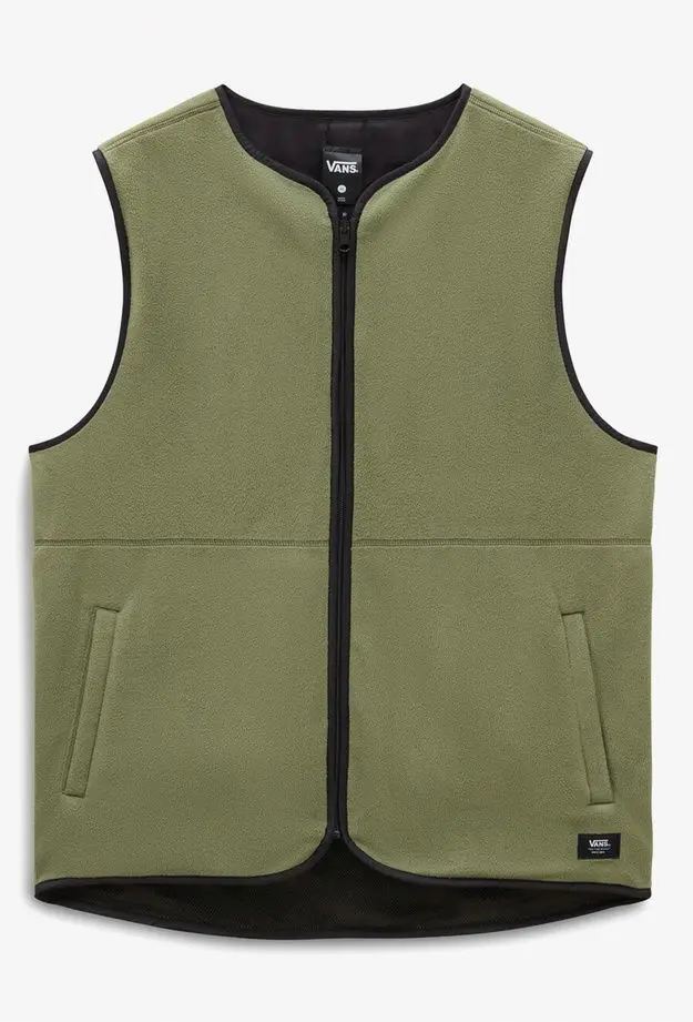 Vans Rosewood Reversible Vest Erkek Yeşil Ceket