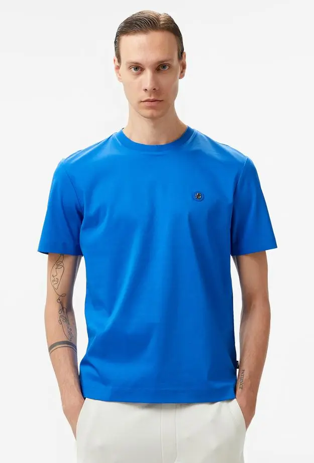 Boss C-Taut 01 Erkek Mavi T-Shirt