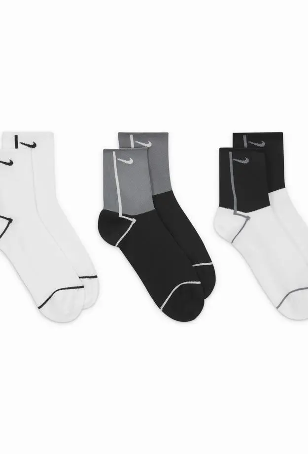 Nike Everyday Plus Lightweight Ankle Unisex Renkli Çorap