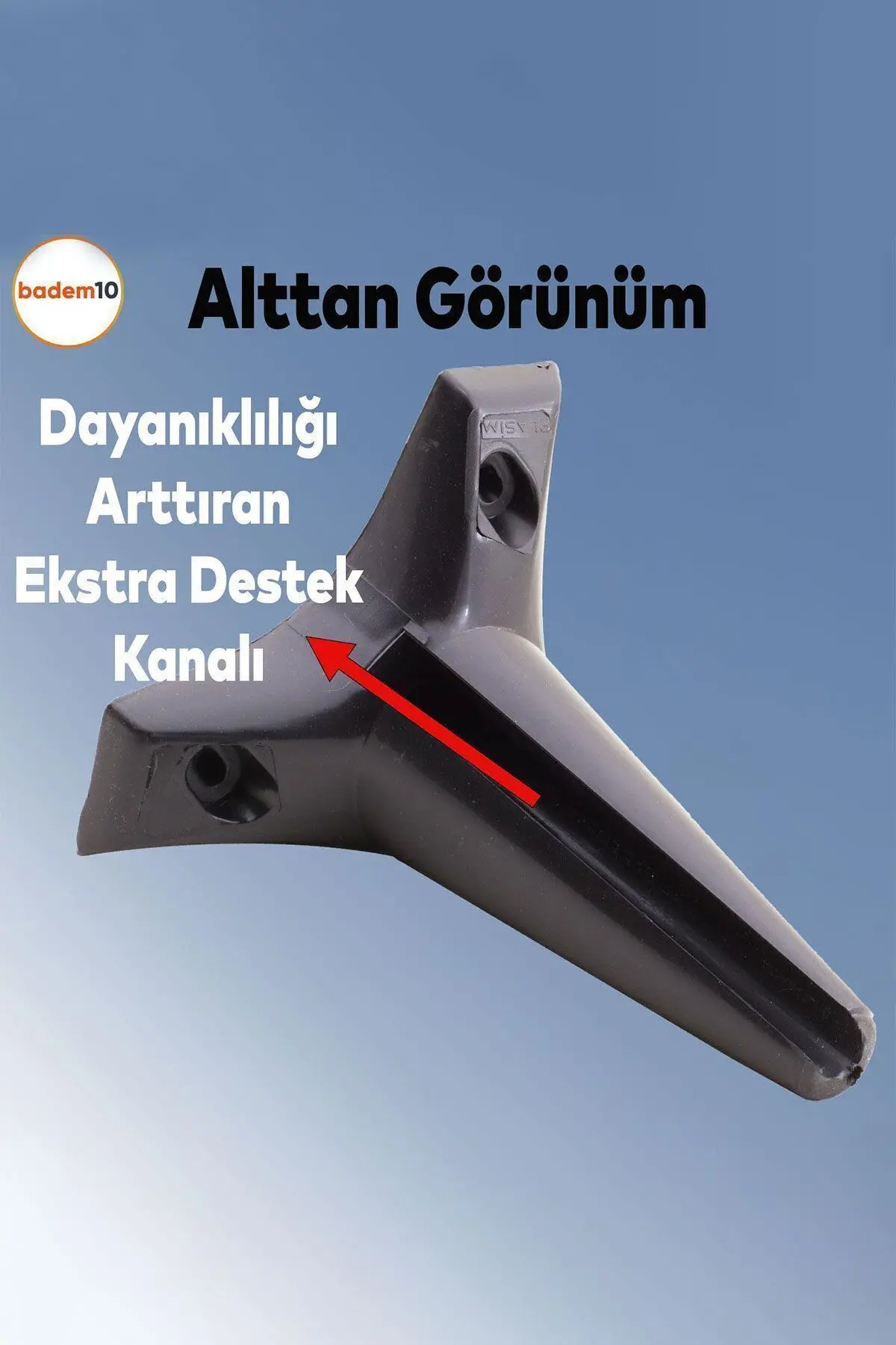 Aspen Lüks Mobilya Kanepe Koltuk Sehpa Tv Ünitesi Ayağı Ayakları 15 Cm Siyah Baza Ayak (4 ADET)