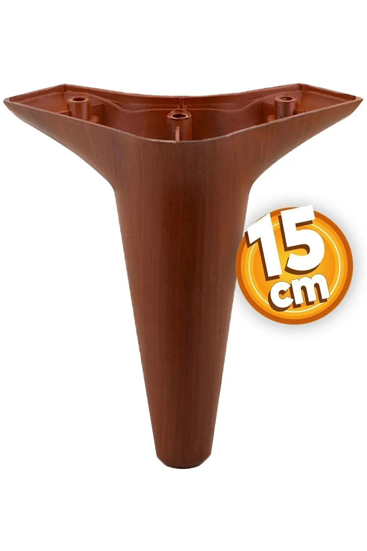 Aspen Lüks Mobilya Kanepe Koltuk Tv Ünitesi Baza Ayağı Ayakları 15 Cm Ahşap Desenli Ayak (4 ADET)