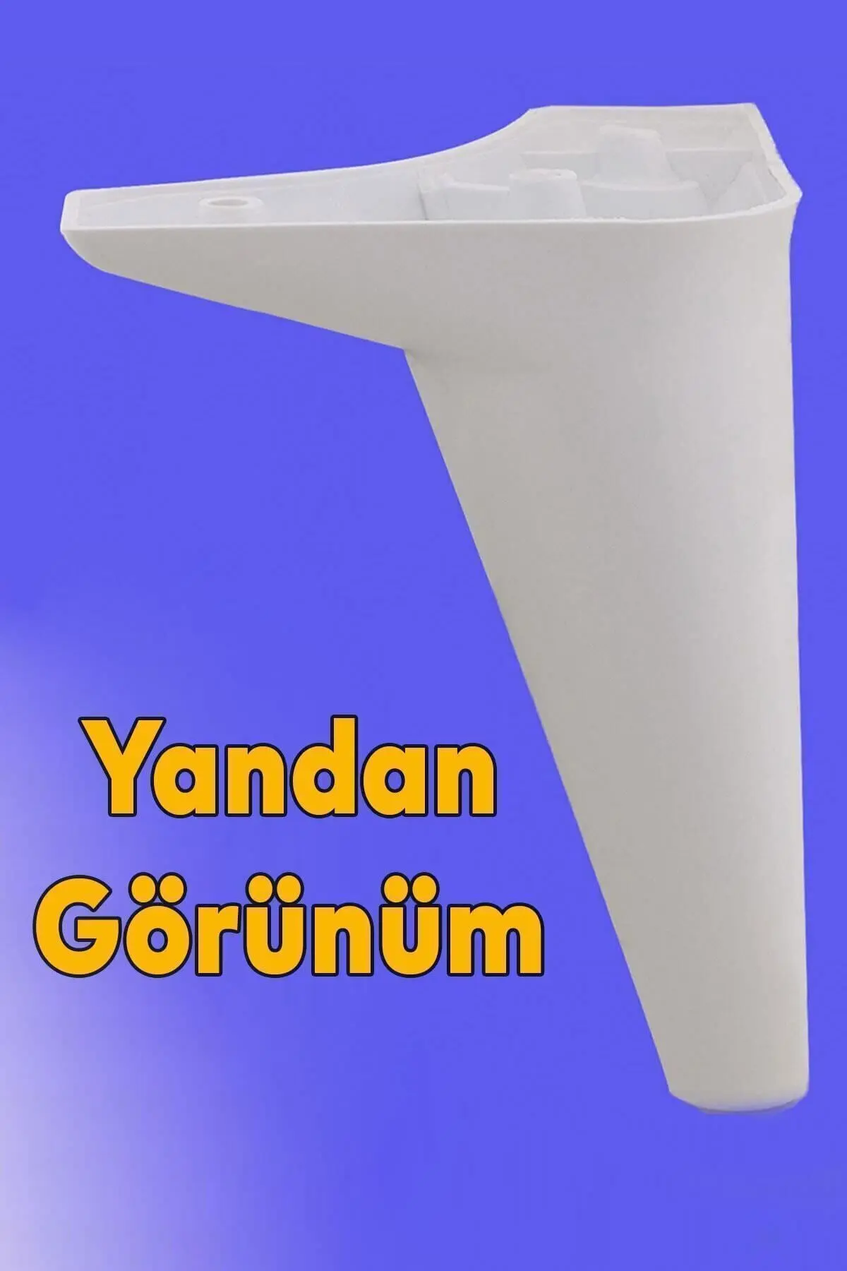 Aspen Lüks Mobilya Kanepe Koltuk Tv Ünitesi Baza Yükseltici Ayağı Ayakları 15 Cm Beyaz Ayak