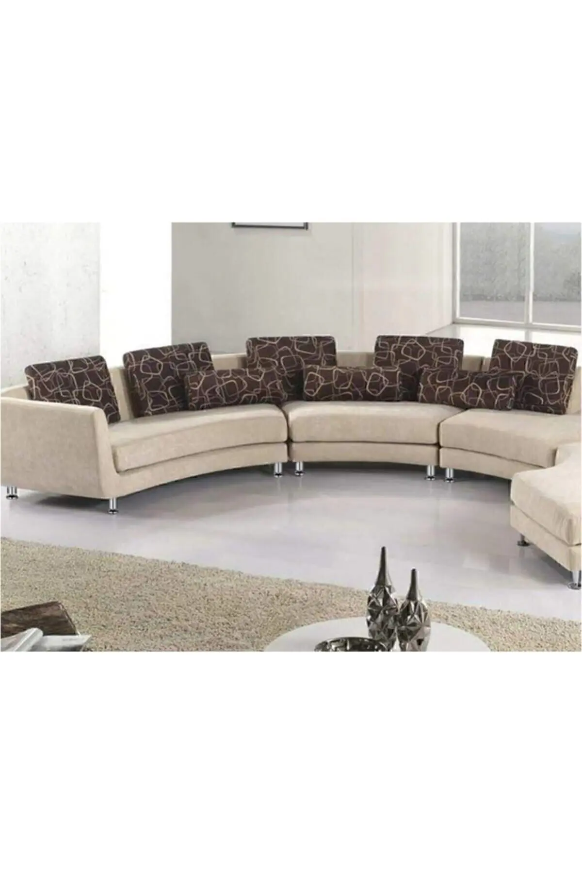 Koltuk Baza Mobilya Ayağı 8 Adet 15 Cm Civatalı Krom Yükseltici Ayaklar Ince Diş Robot Süpürge Için