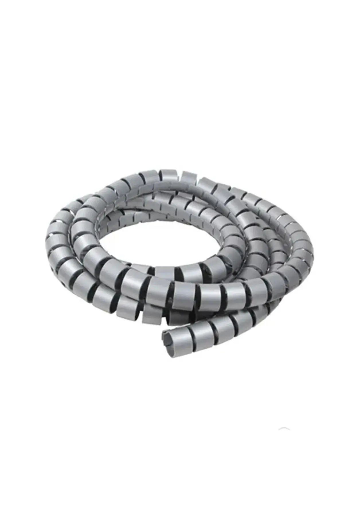 T18 Spiral Kablo Kanalı Kablo Düzenleyici Toplayıcı Tutucu GRİ 1,5 METRE