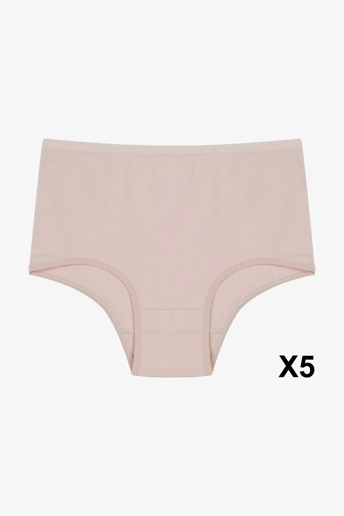 Kadın 5'li Likralı Ekstra Yüksek Bel Külot