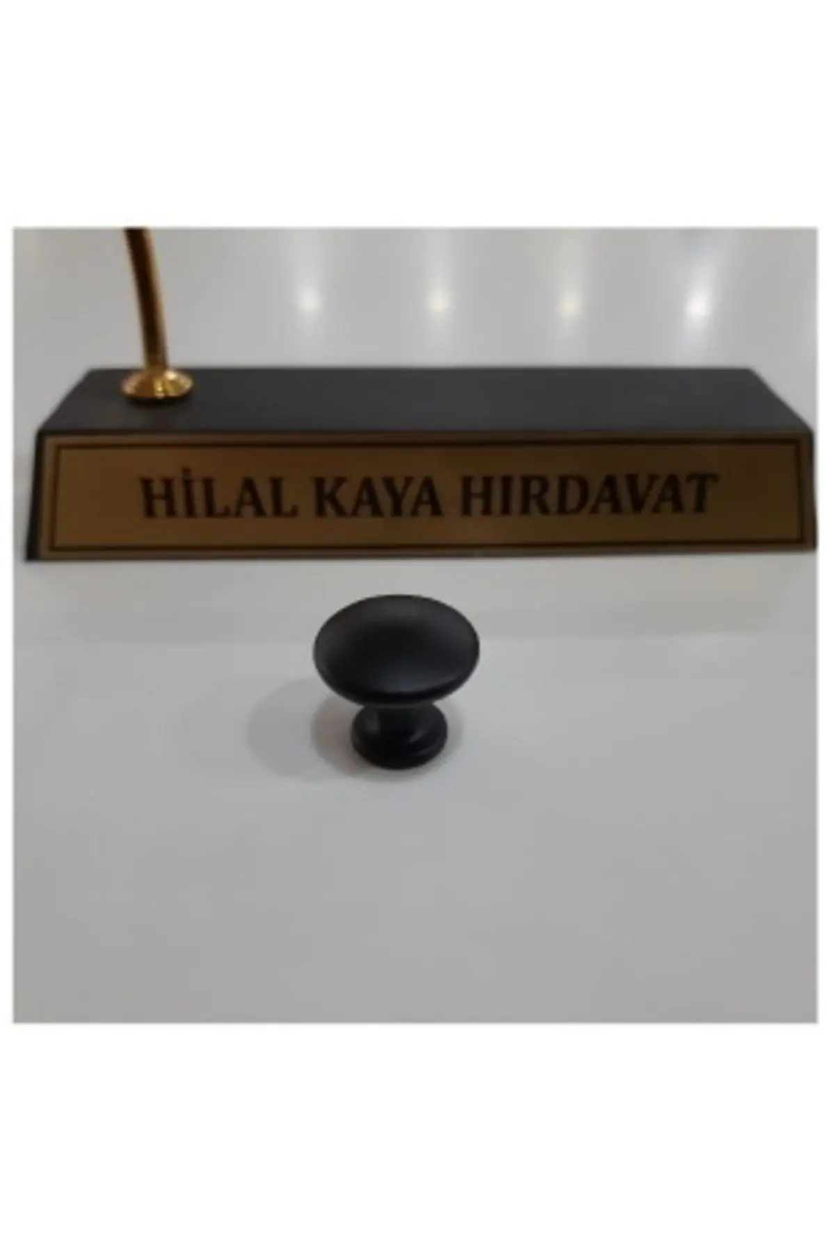 Siyah Dolap Tek Vidalı Kulp Mat Siyah Çekmece Vestiyer Mobilya